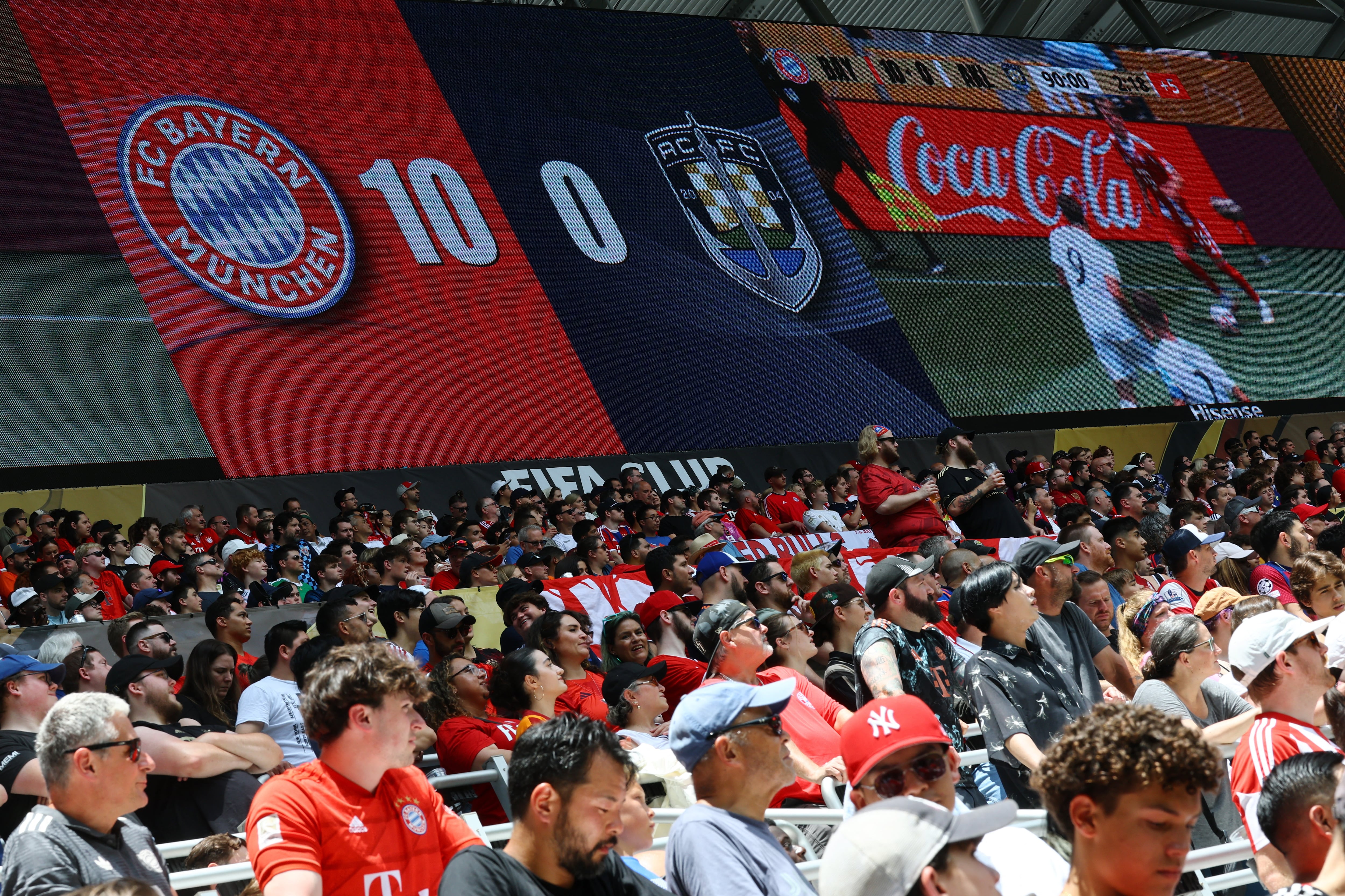 10-0 es el marcador más abultado en la historia del Mundial de Clubes - crédito Kai Pfaffenbach/REUTERS