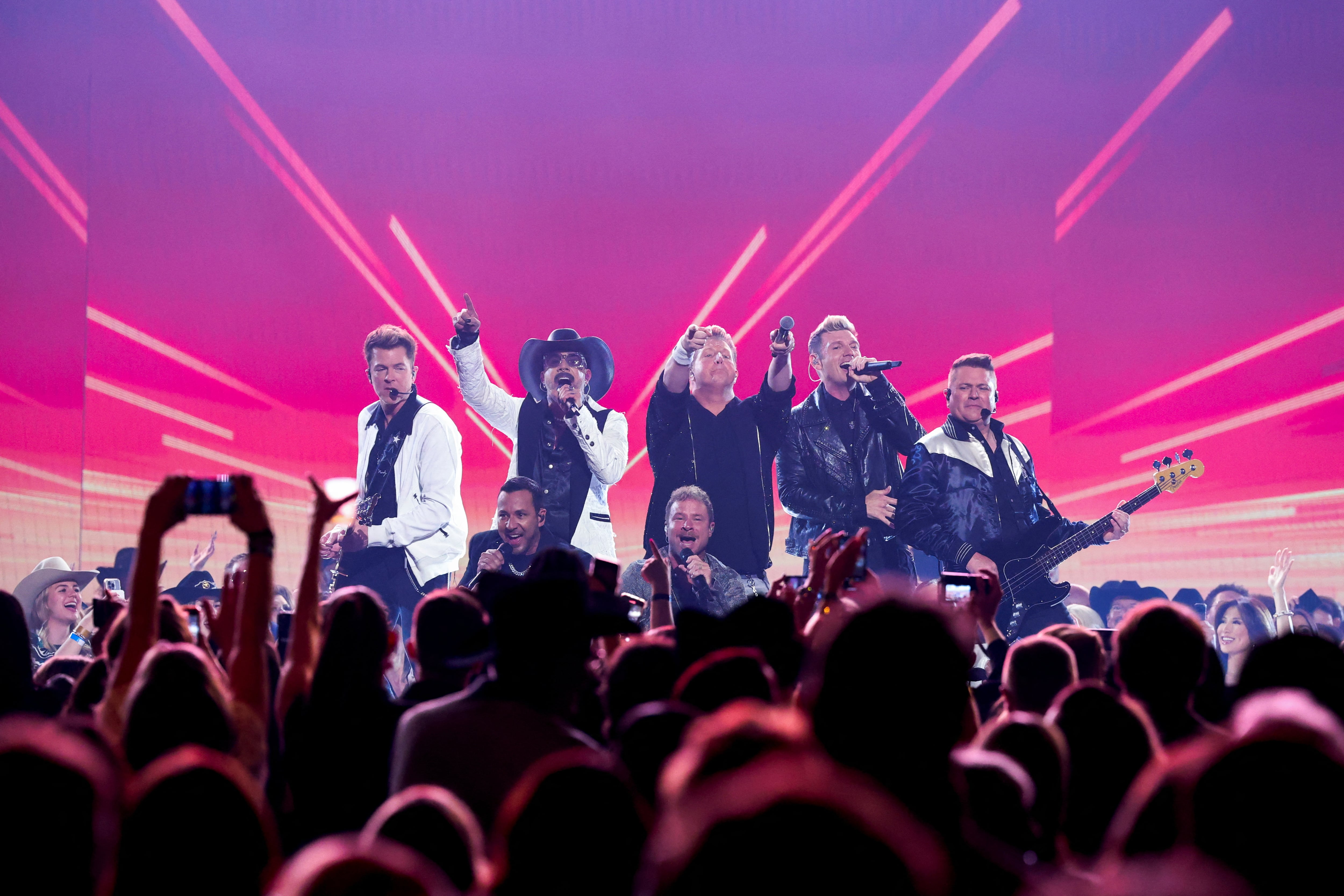 Los Backstreet Boys se preparan para más presentaciones en vivo. (REUTERS/Mario Anzuoni)