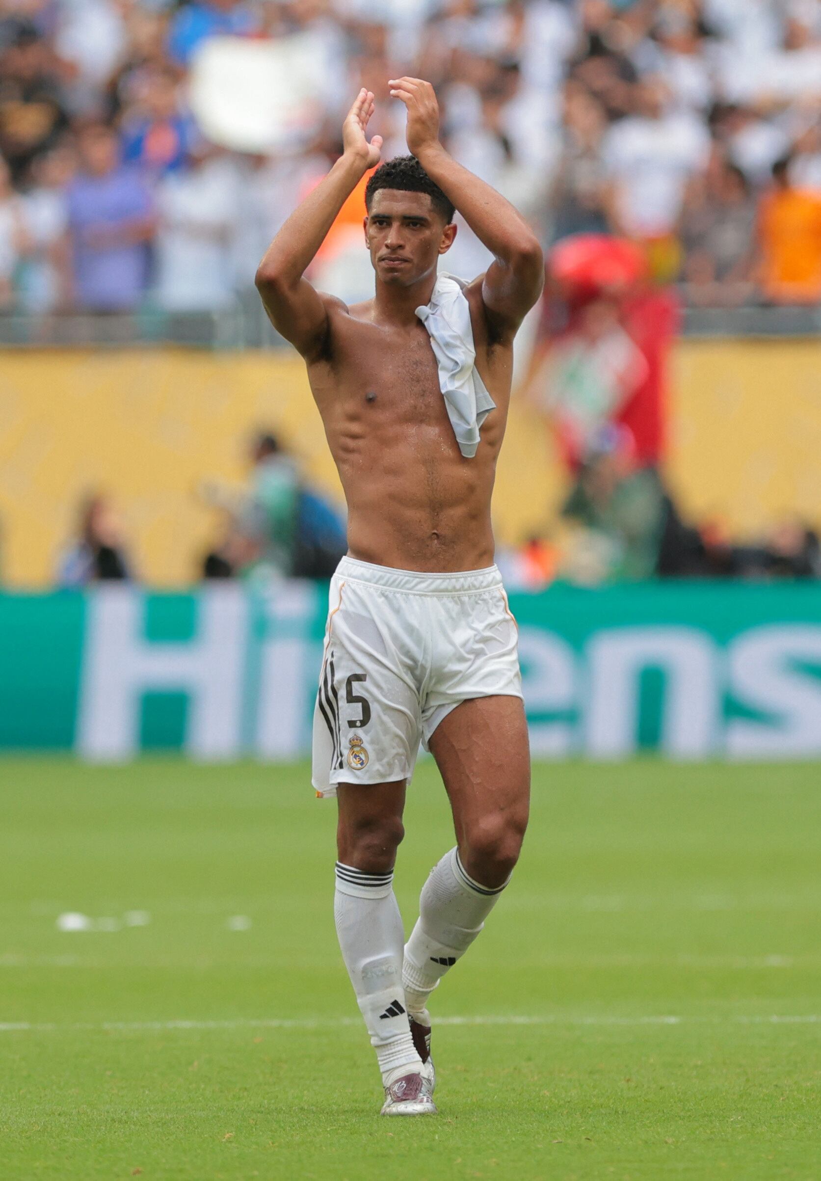 El impactante físico del inglés Jude Bellingham, estrella del Real Madrid (Reuters/Sam Navarro)