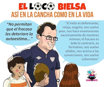 "El Loco Bielsa, así en