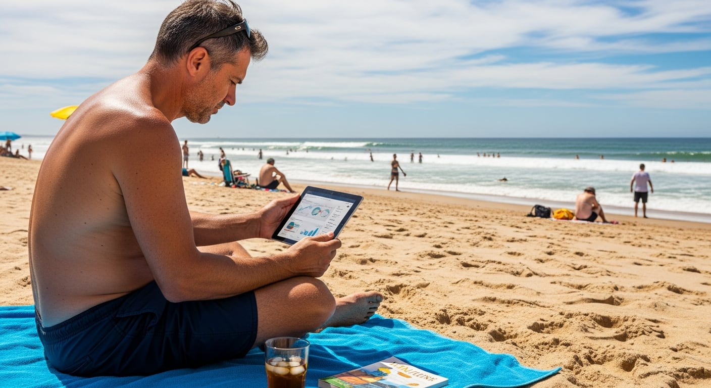 El mandato de productividad se traslada al receso, muchas personas sienten culpa por no cumplir tareas pendientes incluso durante las vacaciones (Imagen Ilustrativa Infobae)