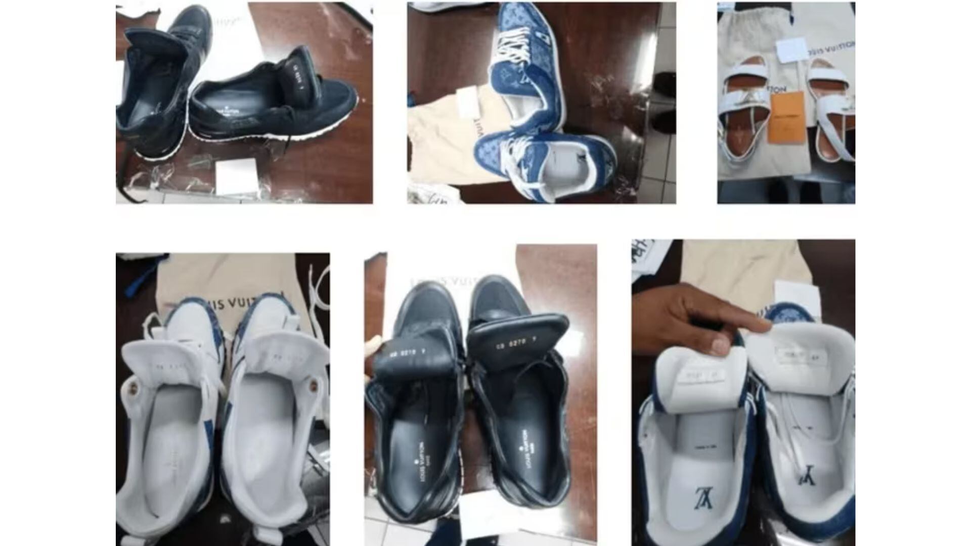 Productos incautados por Aduanas.