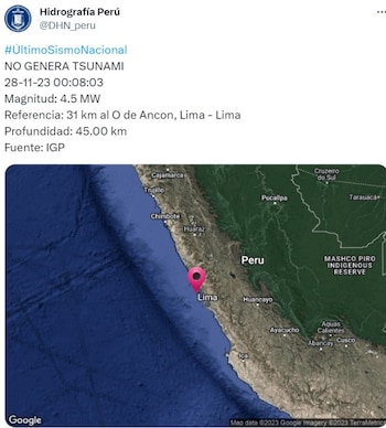 El temblor fue de 4.5