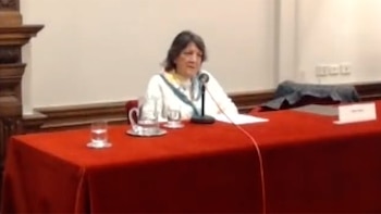 Imagen de la conferencia brindada