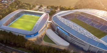 El nuevo estadio femenino estará conectado mediante un puente al American Express Stadium, mejorando la accesibilidad de los aficionados (Imagen Ilustrativa/BBC Spoert)