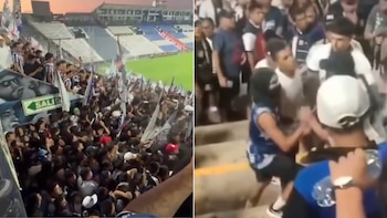 Imágenes muestran el origen de la tragedia en Matute, donde un hincha murió y varios resultaron heridos en la tribuna sur del estadio