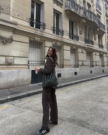 Carolina Braedt disfrutando su paso