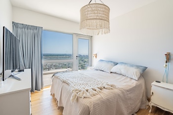 Uno de los tres dormitorios