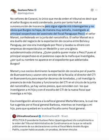 Pese a que fue ordenado