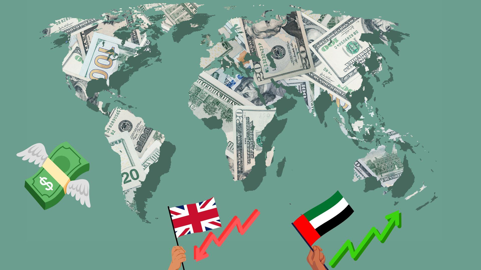 ¿Dónde van los millonarios? (Montaje Infobae España)