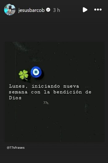 La reacción de Jesús Barco