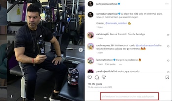 Carlos "Tomate" Barraza, en el