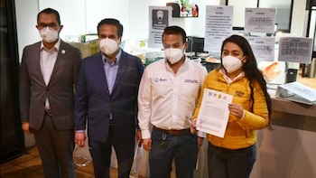 La alianza opositora PAN, PRI