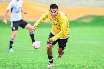 Joao Grimaldo participó del amistoso entre Sporting Cristal y Academia Cantolao. (Sporting Cristal)