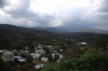 Las columnas de humo se