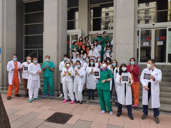 Médicos del hospital La Princesa,