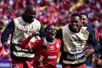 América de Cali ante más de 15.000 hinchas se impuso 2-0 a Internacional de Bogotá - crédito Colprensa/Cristian Bayona