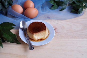 Receta de flan proteico sin