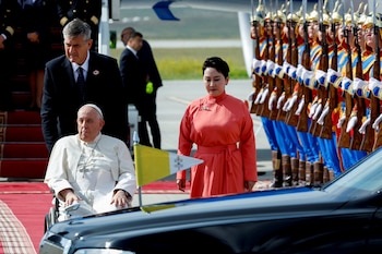 El papa Francisco arribó a