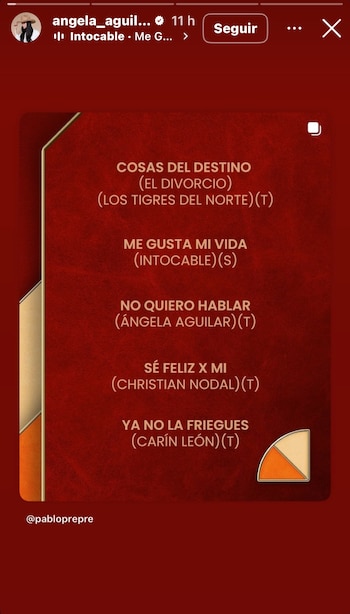 Ángela Aguilar presumió las nominaciones