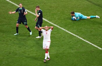 Remate del atacante tunecino Khazri