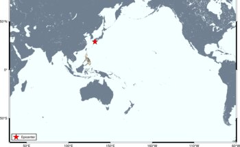 El epicentro del sismo registrado