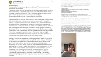 Lucas Jaramillo denunció hackeo y cuestiona gestión de Gustavo Petro e Iván Cepeda ante respuesta de Margarita Rosa de Francisco - crédito @LucasJaramilloD/X
