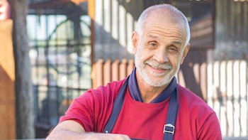 El primer posteo de Christian