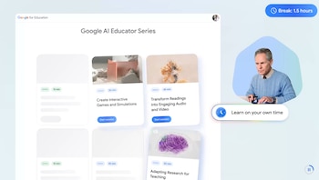 Google lanza una capacitación en IA para docentes.