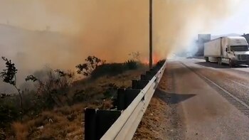 Incendio Chamapa-Lechería
