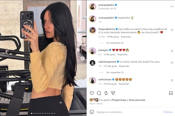 Oriana Sabatini publicó un resumen en redes sociales sobre sus actividades familiares y personales durante el mes de septiembre en Italia