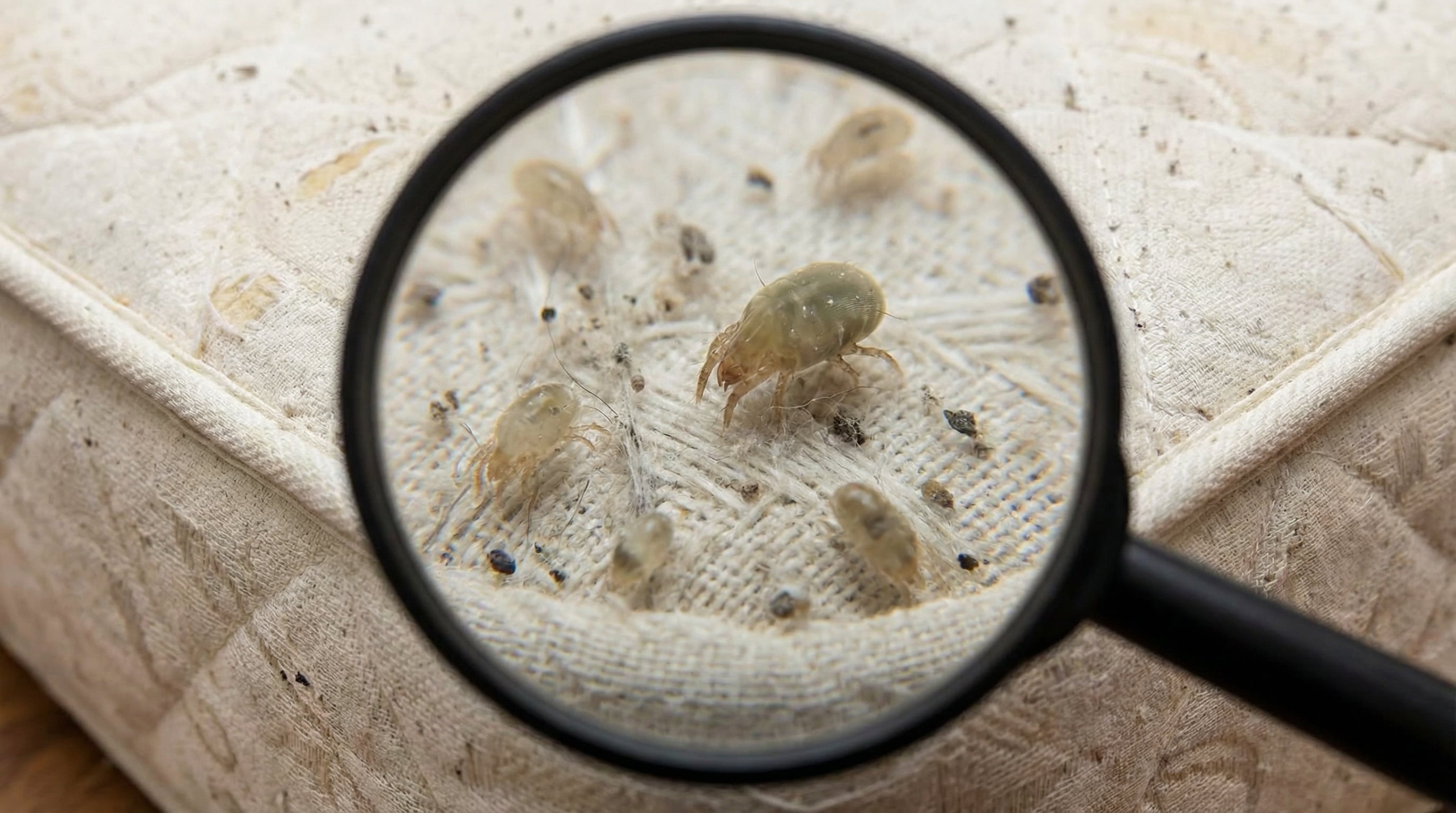 Los ácaros del polvo y sus excrementos presentes en colchones y almohadas pueden agravar el asma, la rinitis alérgica y el eccema (Imagen Ilustrativa Infobae)