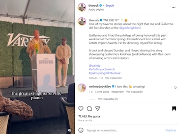 Durante un almuerzo en el