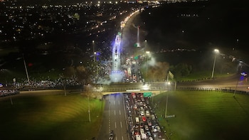 Recibimiento Selección Argentina - Ezeiza - Predio AFA - Drone