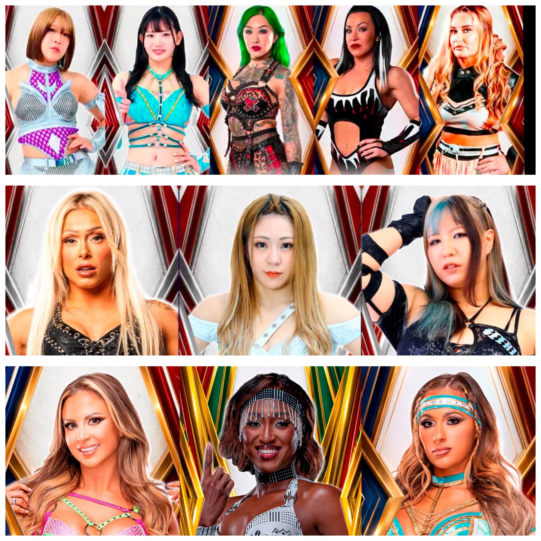 Selección de extranjeras del CMLL. (Especial)