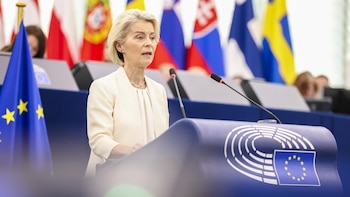 Von der Leyen aboga por un "futuro eléctrico" y por duplicar su peso en el consumo energético de la UE