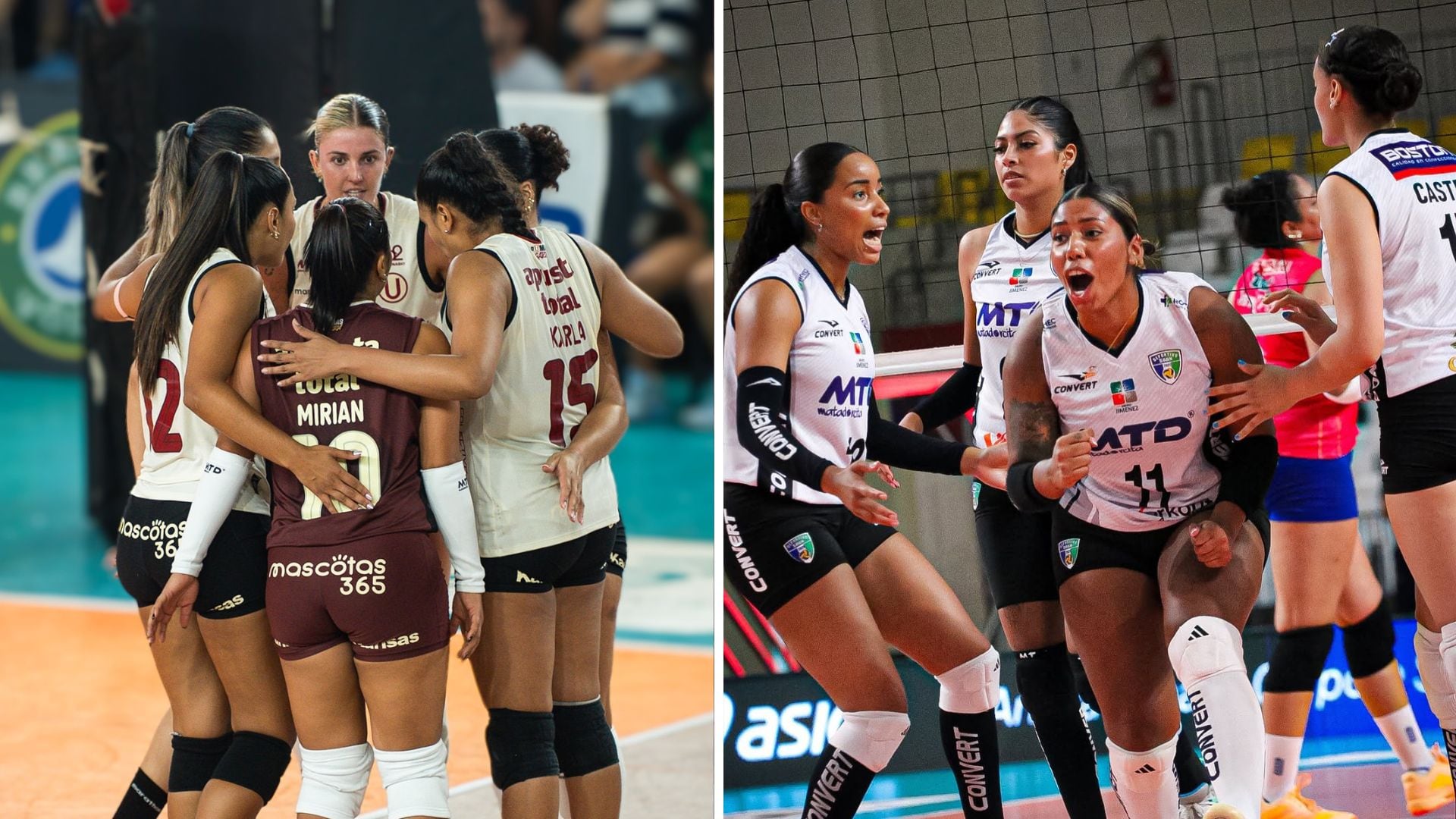 Universitario de Deportes se medirá en la primera fecha de la Liga Peruana de Vóley a Deportivo Soan. Crédito: RRSS clubes.