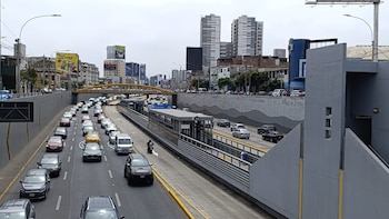 Estación Ricardo Palma cerrada