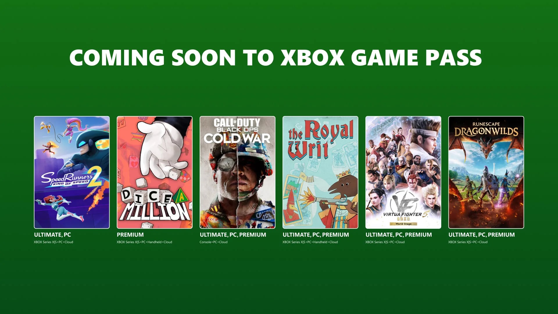 Destaca Call of Duty: Black Ops Cold War, que se suma a Xbox Game Pass el 8 de septiembre de 2026. (Xbox)