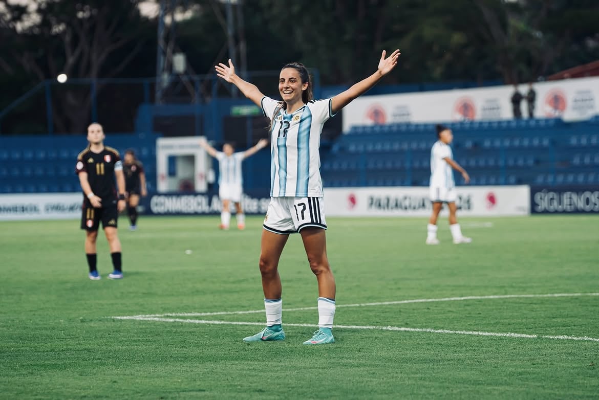 Denise García Rojo tuvo su primera convocatoria a la selección juvenil argentina en 2024 (@denise.garciaa__)