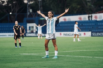Denise García Rojo, jugadora de la selección argentina