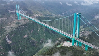 El puente colgante más alto