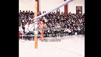 El escolar no dudó en