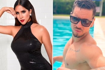 Melissa Paredes y Anthony Aranda