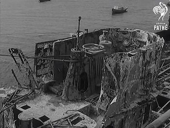 Foto histórica del periscopio del