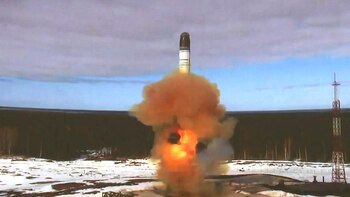 The Sarmat intercontinental ballistic missile