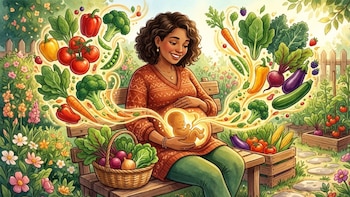 Cómo el embarazo puede moldear el gusto de los niños por las verduras, según un estudio