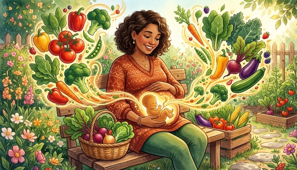 Un estudio británico descubrió que la dieta materna durante el embarazo influye en la preferencia alimentaria de los bebés (Imagen Ilustrativa Infobae)