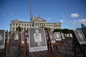 Los restos hallados en un