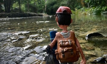 El artista compartió obras ilustradas